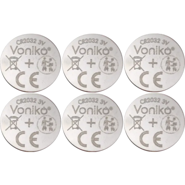 Batteri CR2032 3V 6-pack