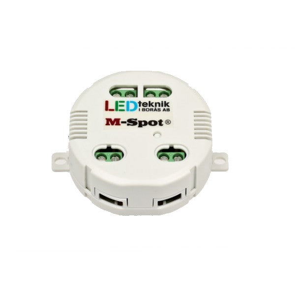 M-Spot 100 LED-dimmer 10–30 V, 100 W – tryckknapp, 0–10 V eller potentiometer