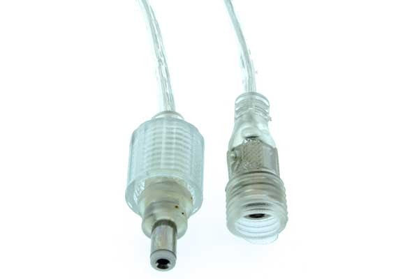 1m IP67 förlängningskabel med DC-plugg