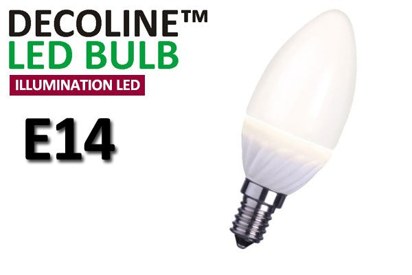 Kronlampa LED Decoline Illumination Opal 3,2W E14 Varmvit