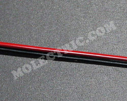 LED Kabel 2X0,75 Röd/Svart el grå/vit