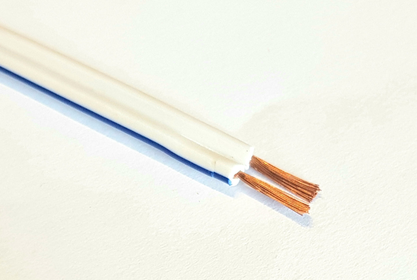 LED-kabel 2x0,75 mm2 vit