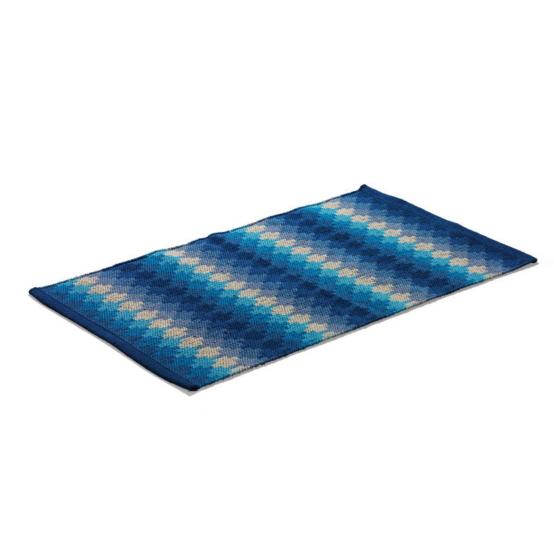 Matta Ethno 65x115 cm blå