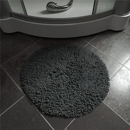 Matta Rasta rund 55 cm grafit