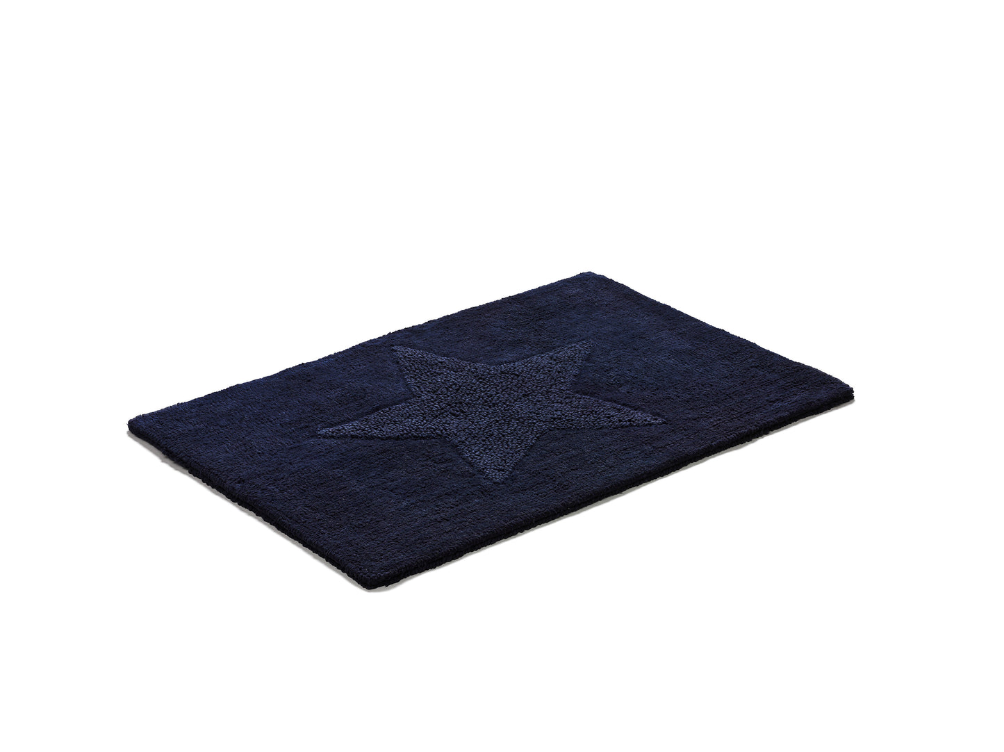 Matta Star vändbar 50x70 cm navy