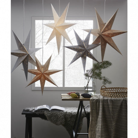 PAPPERSSTJÄRNA DECORUS GULD 63cm