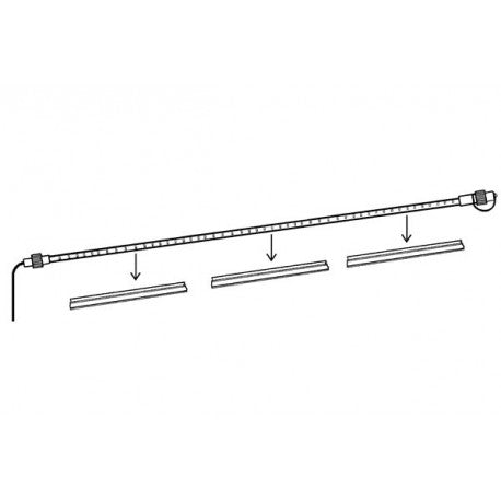 System LED profil extra PVC kanal 10p