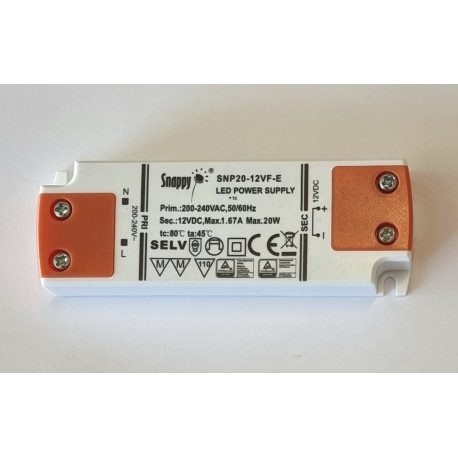 Transformator 12volt 20watt