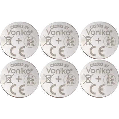 Batteri CR2032 3V 6-pack