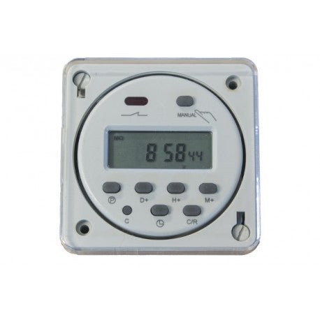 12 Volt Timer, digital 7-dagars, 16Ampere