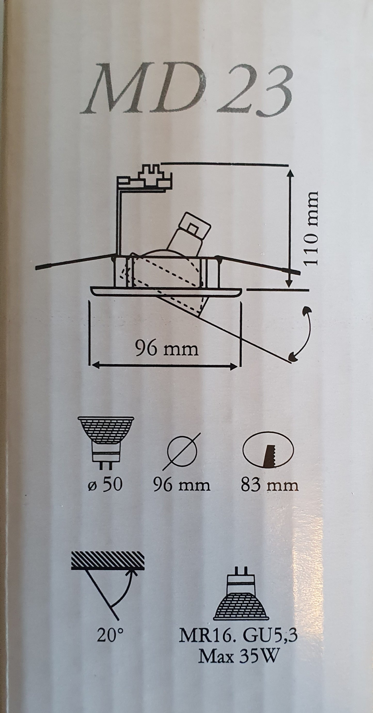 Downlight Malmbergs MD23