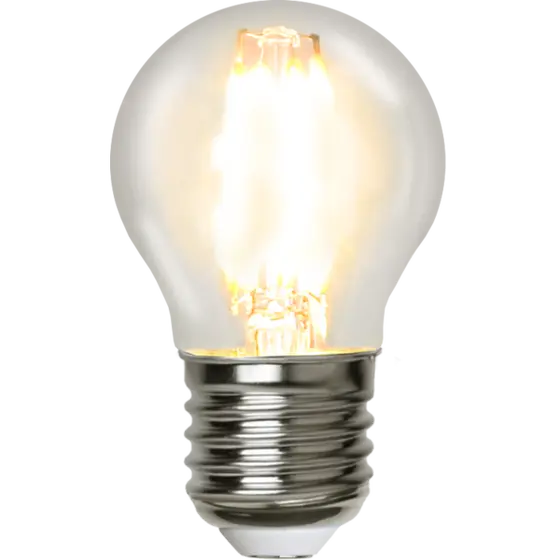 LED-lampa E27 Klot Clear