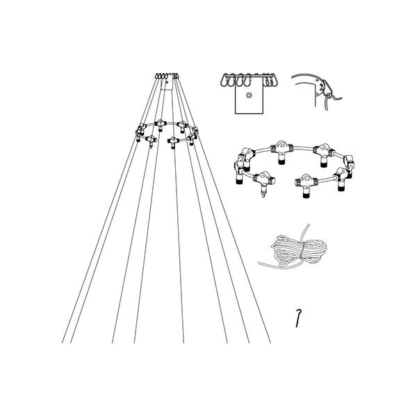 Flaggstångsbelysning System LED