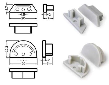 MLP096 Aluprofil böjbar