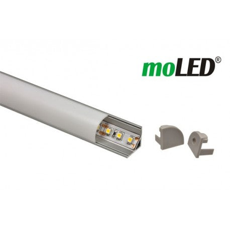 MLP006 Aluprofil Halvrund