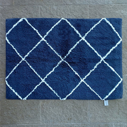 Bomullsmatta Romb rektangulär 50 x 70 cm 100% bomull.