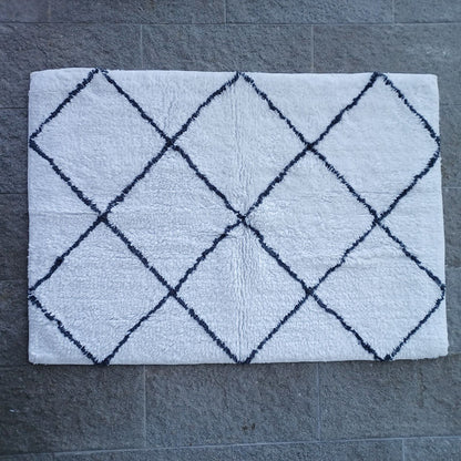 Bomullsmatta Romb rektangulär 50 x 70 cm 100% bomull.