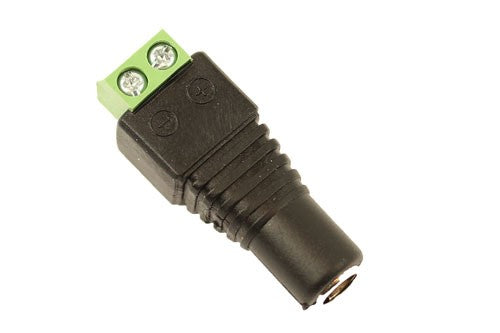 DC-Plugg Hona 2,1mm med skruvanslutning