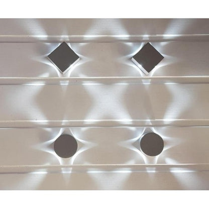 Dekorativ 4-vägslampa Rund