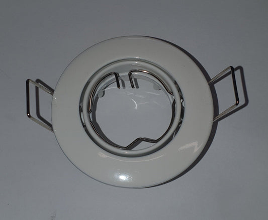 Designlight D3259W vit MR11-downlight med vinklingsbar insats och fjäderfästen | Molectric