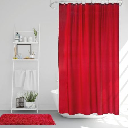 Draperi. 200x240 textil Match XL extra hög röd