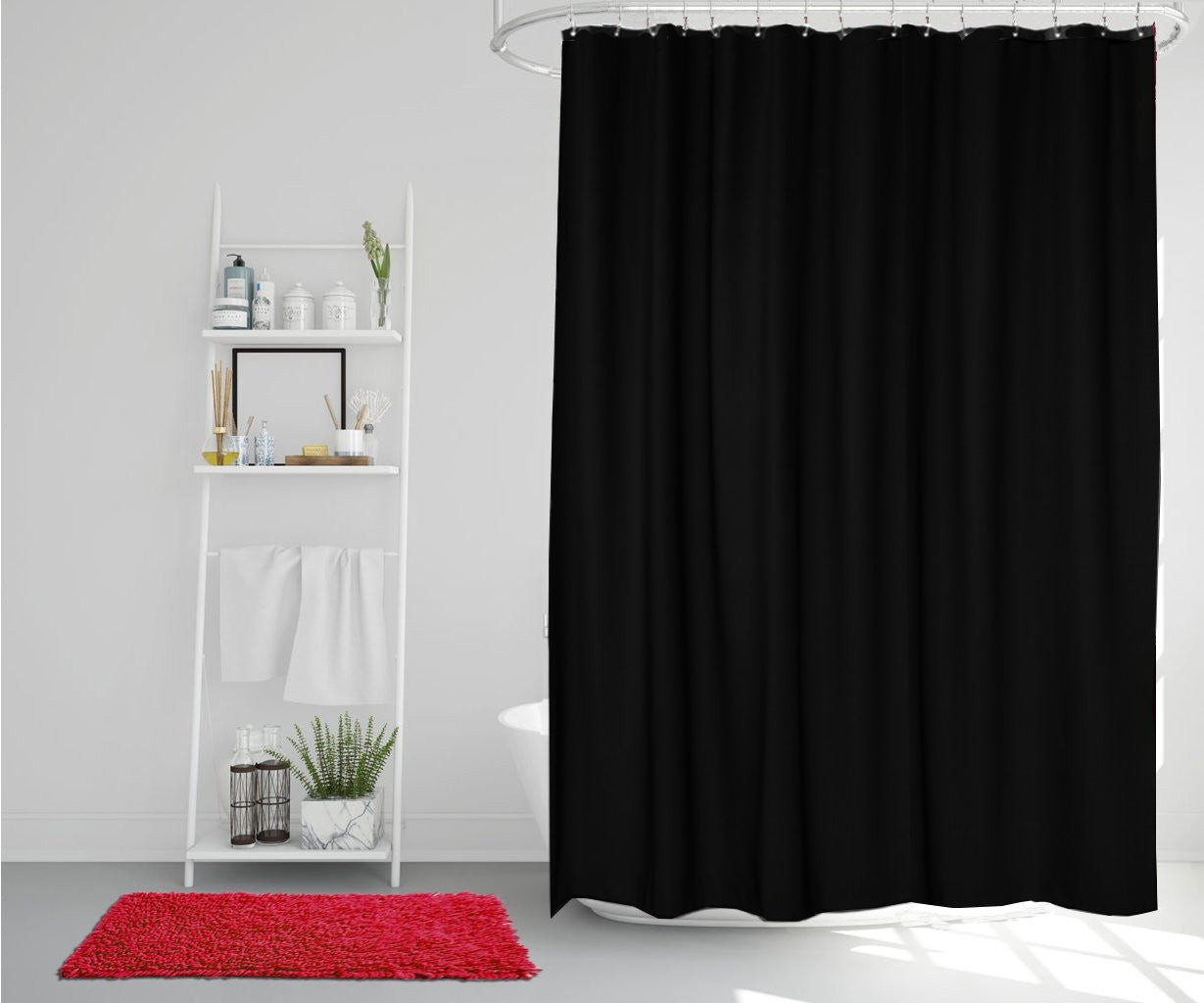 Draperi. 200x240 textil Match XL extra hög svart