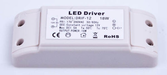 Elektronisk trafo 12v för LED 18 Watt