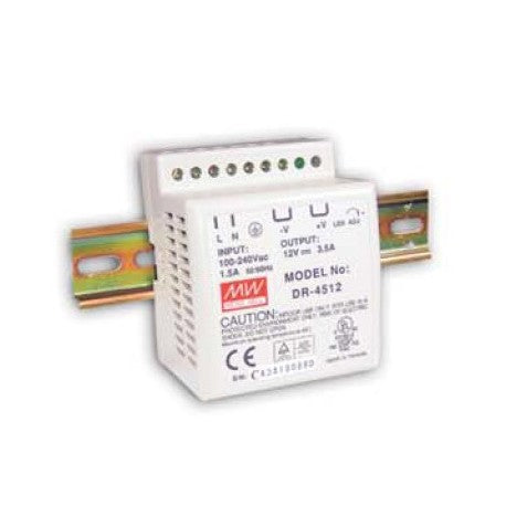 Elektronisk trafo för DIN-montering 42W