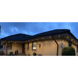 Fasadbelysning IP68 20 lampor m. trafo