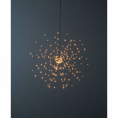 Firework ljusdekoration hängande inomhus