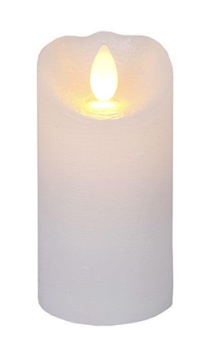 Glow Vaxljus LED Vit, Glimmrande Låga med Timer