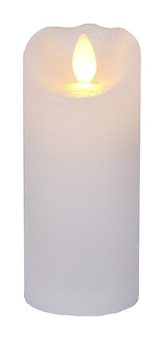 Glow Vaxljus LED Vit, Glimmrande Låga med Timer