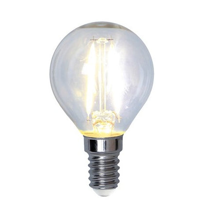 Illumination LED Klar Filament E14 Klot 2700K 2W