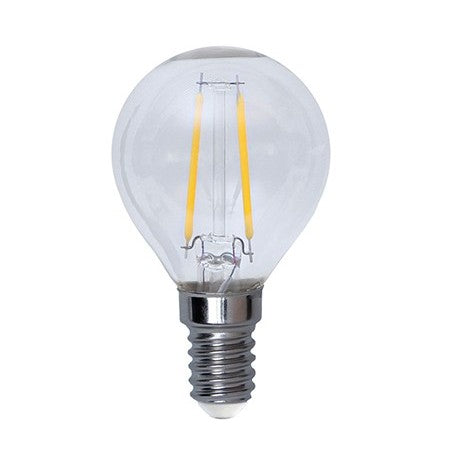 Illumination LED Klar Filament E14 Klot 2700K 2W