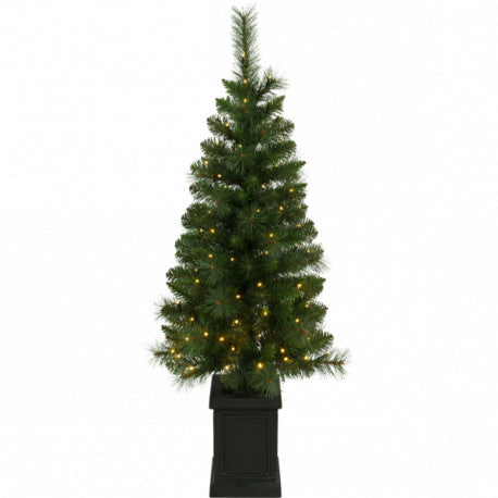 Julgran med LED Hytte 120 cm