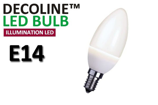 Kronlampa LED Decoline Illumination Opal 2W E14 Varmvit