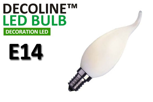 Kronlampa Romance LED Decoline Opal 0,9W E14 Vit