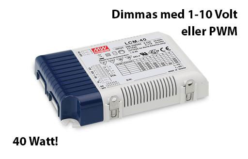 LCM-40 MeanWell dimmbar multidrivare 42 Watt