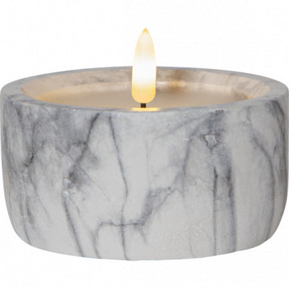 LED BLOCKLJUS FLAMME MARBLE