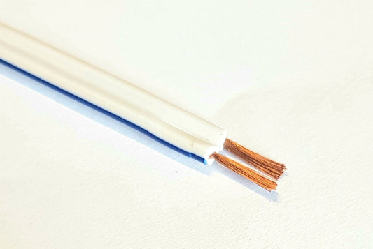 LED-kabel 2x0,75 mm2 vit