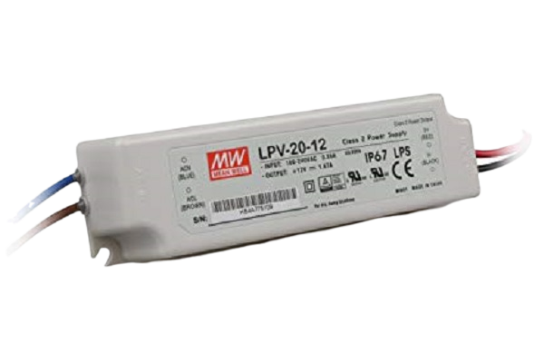 LED-transformator MW 20W 12V IP65