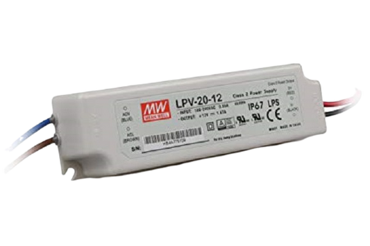 LED-transformator MW 20W 12V IP65