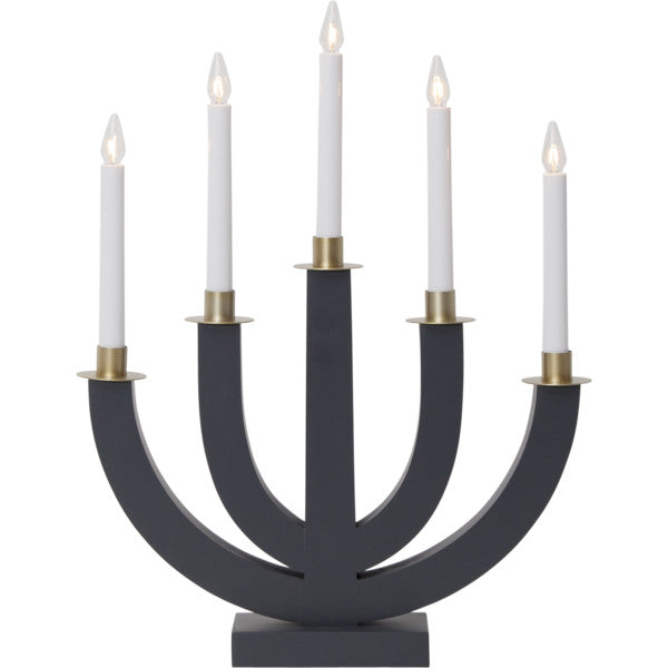 LJUSSTAKE ELI Grå, Vit, Beige, Grön, Röd