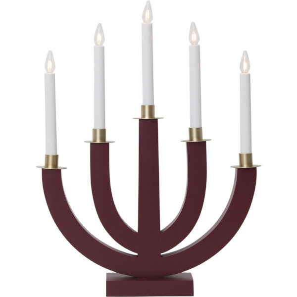 LJUSSTAKE ELI Grå, Vit, Beige, Grön, Röd