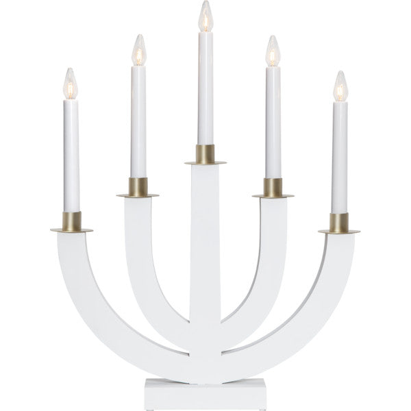 LJUSSTAKE ELI Grå, Vit, Beige, Grön, Röd