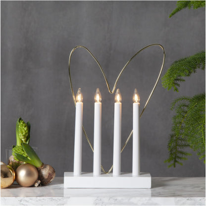 LJUSSTAKE GLOSSY HEART