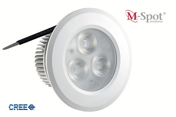 M-spot integrated Vit, fast armatur 1-7 Watt