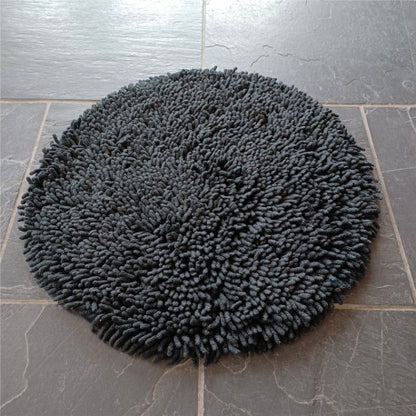 Matta Rasta rund 55 cm grafit