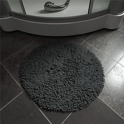 Matta Rasta rund 55 cm grafit