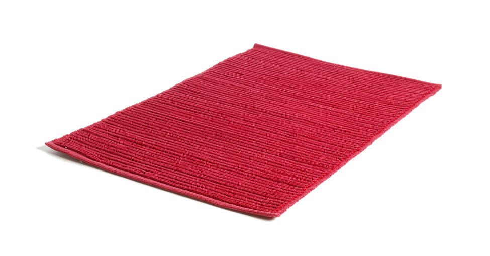 Matta Ribb 60x90 cm röd